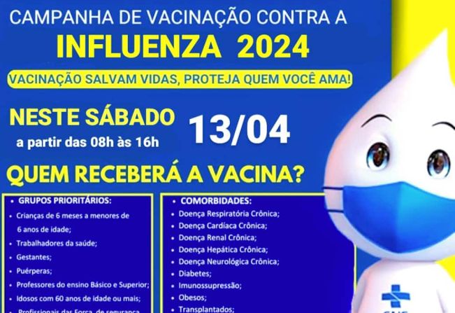 CAMPANHA DE VACINAÇÃO CONTRA A INFLUENZA 2024