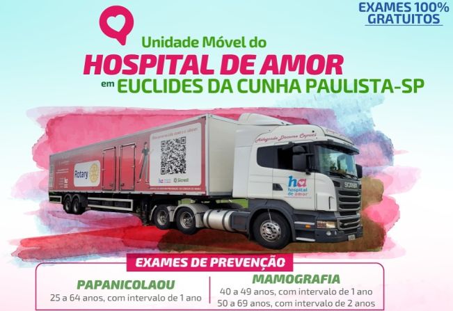 Unidade móvel do Hospital de Amor